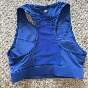 Fabletics Blue Racerback Sports Bra